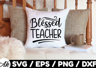 Blessed teacher SVG