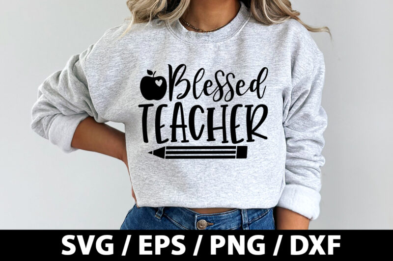 Blessed teacher SVG