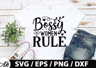 Bossy women rule SVG