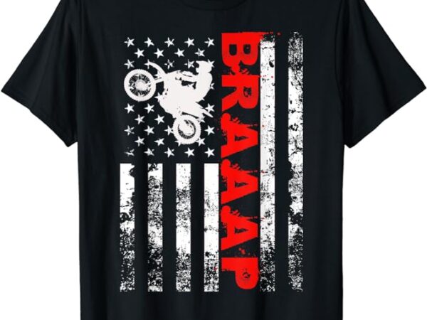 Braaap vintage usa american flag tee short sleeve t-shirt