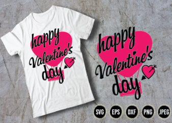 Happy Valentine’s Day graphic t shirt