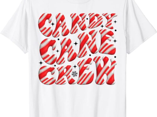Candy cane crew funny christmas candy cane lover xmas pajama t-shirt