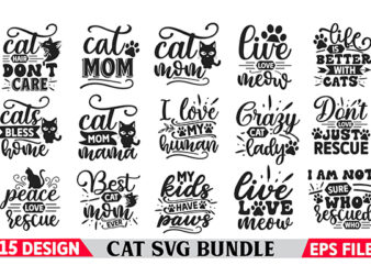 Cat svg bundle,gifts,cat silhouette,crazy cat lady svg,cat mama,kitten svg, pet silhouette,kitty svg,funny cat svg,cat paw svg,cat head svg