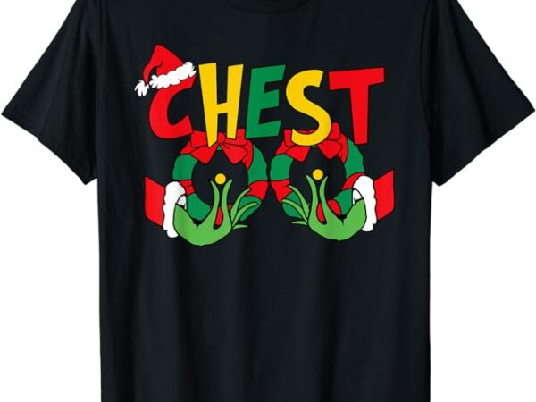 Chest nuts matching chestnuts funny christmas couples nuts t-shirt