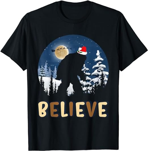 15 Bigfoot Christmas Shirt Designs Bundle For Commercial Use Part 3, Bigfoot Christmas T-shirt, Bigfoot Christmas png file, Bigfoot Christma