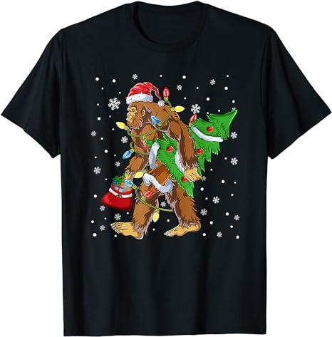 15 Bigfoot Christmas Shirt Designs Bundle For Commercial Use Part 3, Bigfoot Christmas T-shirt, Bigfoot Christmas png file, Bigfoot Christma