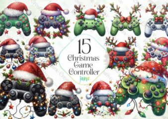Christmas Game Controller Sublimation Bundle