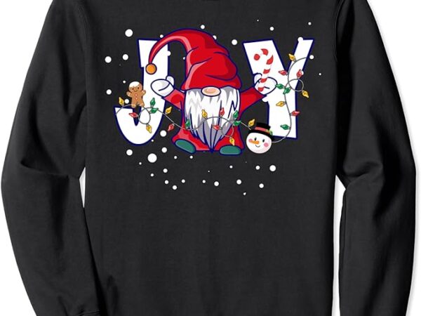 Christmas joy gnome christmas sweatshirt