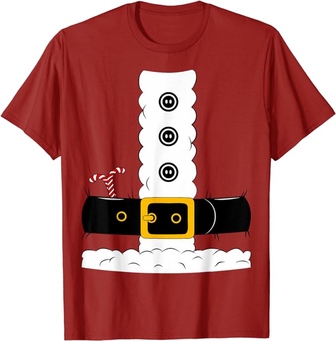 Christmas Shirt Santa Claus Suit Adult Men Women Kids shirt T-Shirt