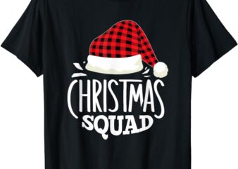 Christmas Squad Family Group Matching Christmas Pajama Party T-Shirt