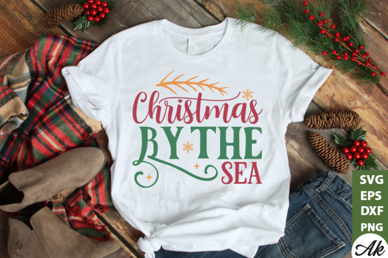 Christmas by the sea SVG