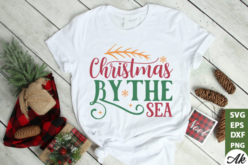 Christmas by the sea SVG