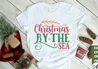 Christmas by the sea SVG t shirt vector file