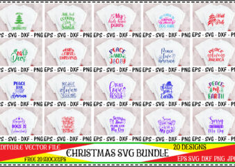 Christmas svg bundle t shirt vector file