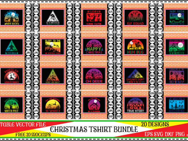 Christmas tshirt bundle