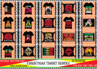 Christmas tshirt bundle