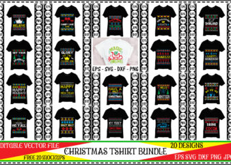 Christmas tshirt bundle