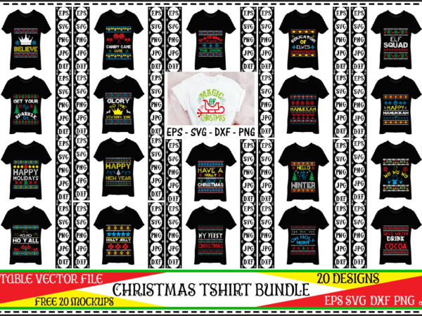 Christmas tshirt bundle