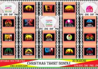 Christmas tshirt bundle