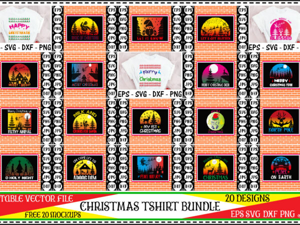 Christmas tshirt bundle