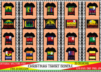 Christmas tshirt bundle