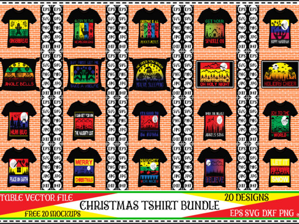 Christmas tshirt bundle