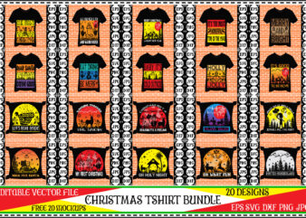 Christmas tshirt bundle