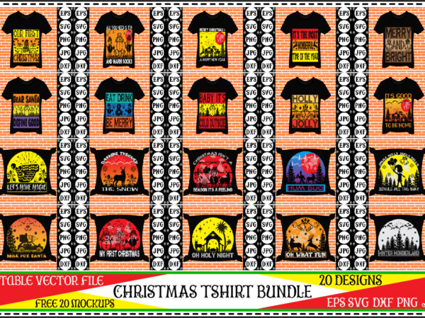 Christmas tshirt bundle