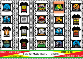 Christmas tshirt bundle