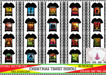 Christmas tshirt bundle