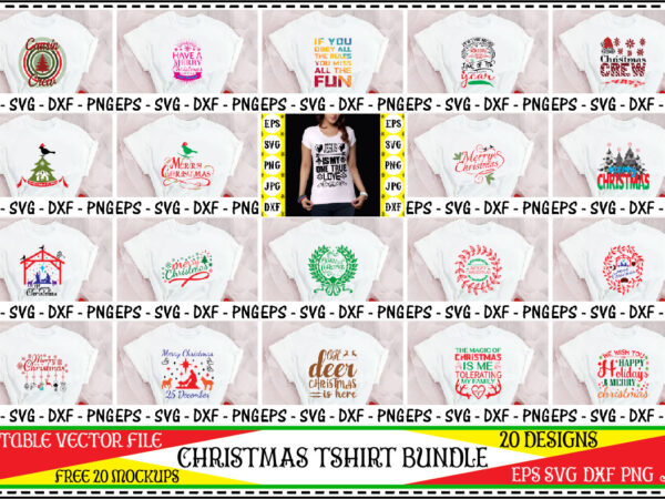 Christmas tshirt bundle