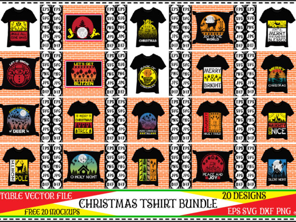 Christmas tshirt bundle