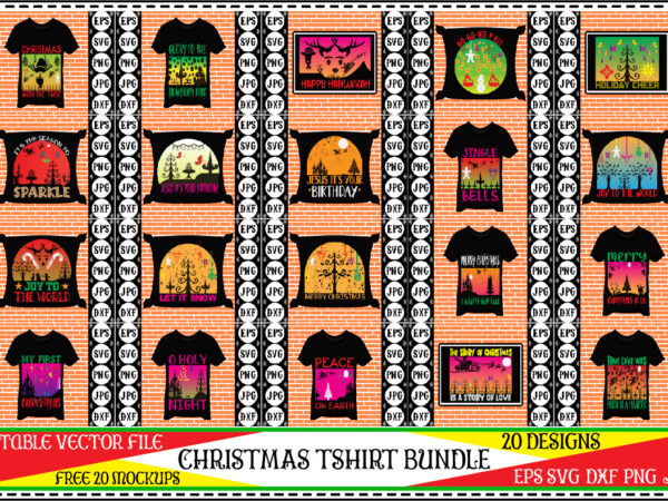 Christmas tshirt bundle