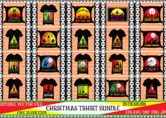 Christmas tshirt bundle