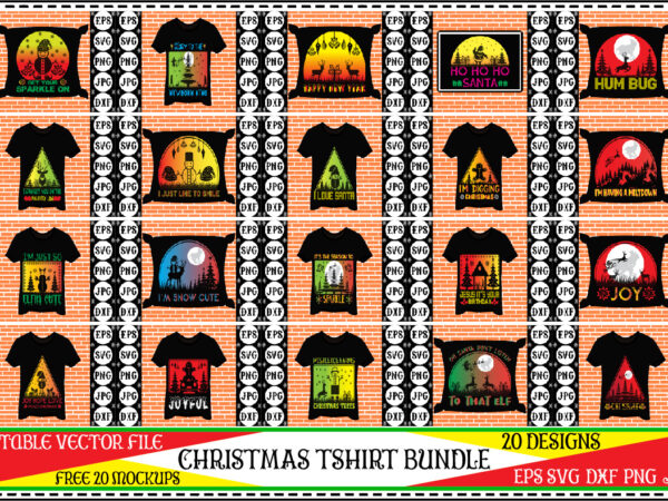 Christmas tshirt bundle