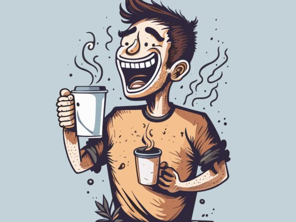 Coffe lover tshirt design