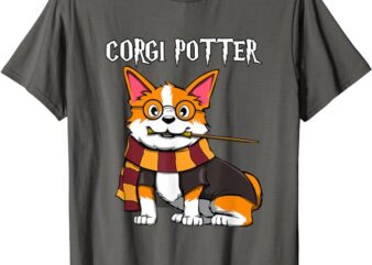 Corgi Potter – Gift For Corgi Lovers – Funny Pawter Dog T-Shirt