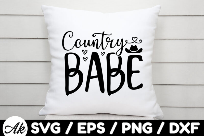 Country babe SVG
