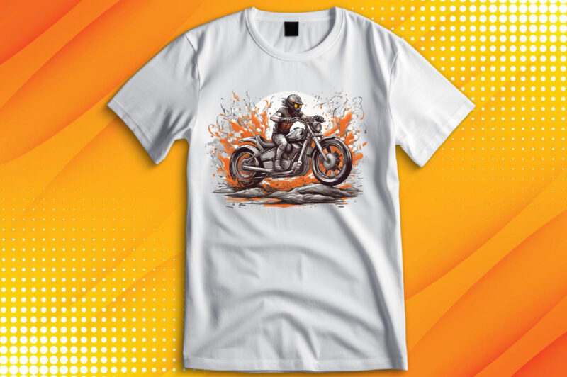 Motorcycle T-shirt Design