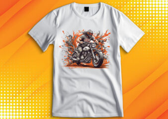 Motorcycle T-shirt Design