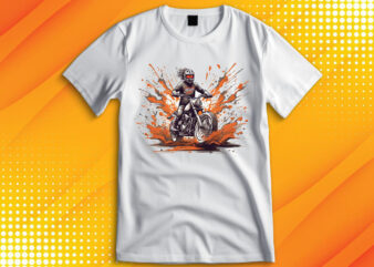 Motorcycle T-shirt Design