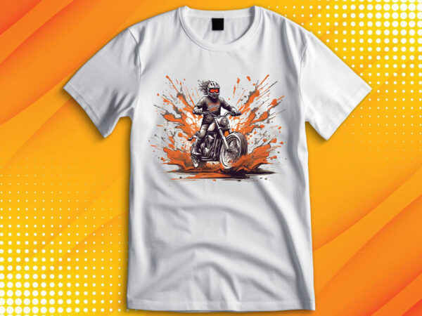 Motorcycle t-shirt design