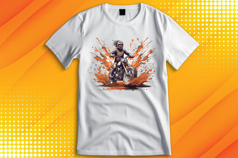 Motorcycle T-shirt Design