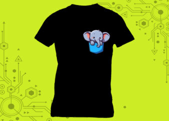 Miniature elephant Illustrations, curated specifically for Print on Demand websites. Perfect for a diverse range of creative projects t shirt designs for sale