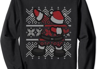 Dab Dabbing Santa Claus Ugly Christmas Sweater Sweatshirt