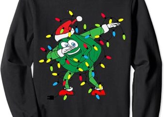 Dabbing Brussels Sprouts Christmas T-Shirt For Kids Boys Men Sweatshirt