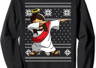 Dabbing Jesus Funny Dancing Christian Christmas Gift Sweatshirt