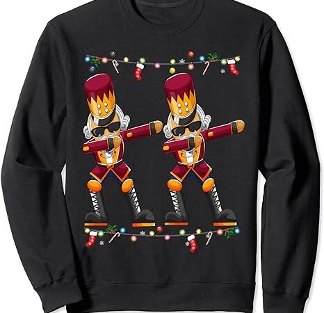 Dabbing nutcracker figure christmas nutcracker ballet gift sweatshirt