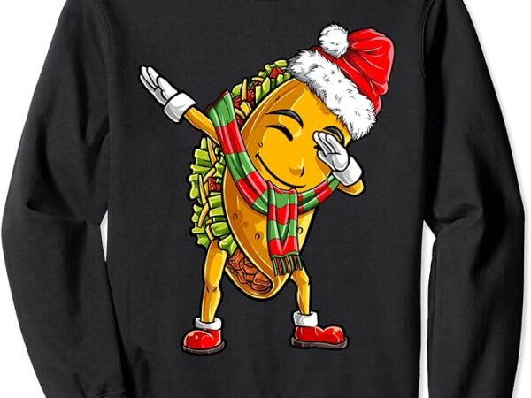 Dabbing santa elf friends ugly xmas sweater boys girls kids sweatshirt 1