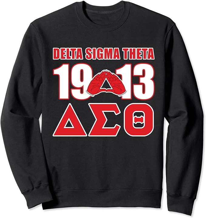 Delta Sigma Theta Sorority Paraphernalia, Delta 1913 HBCU Sweatshirt